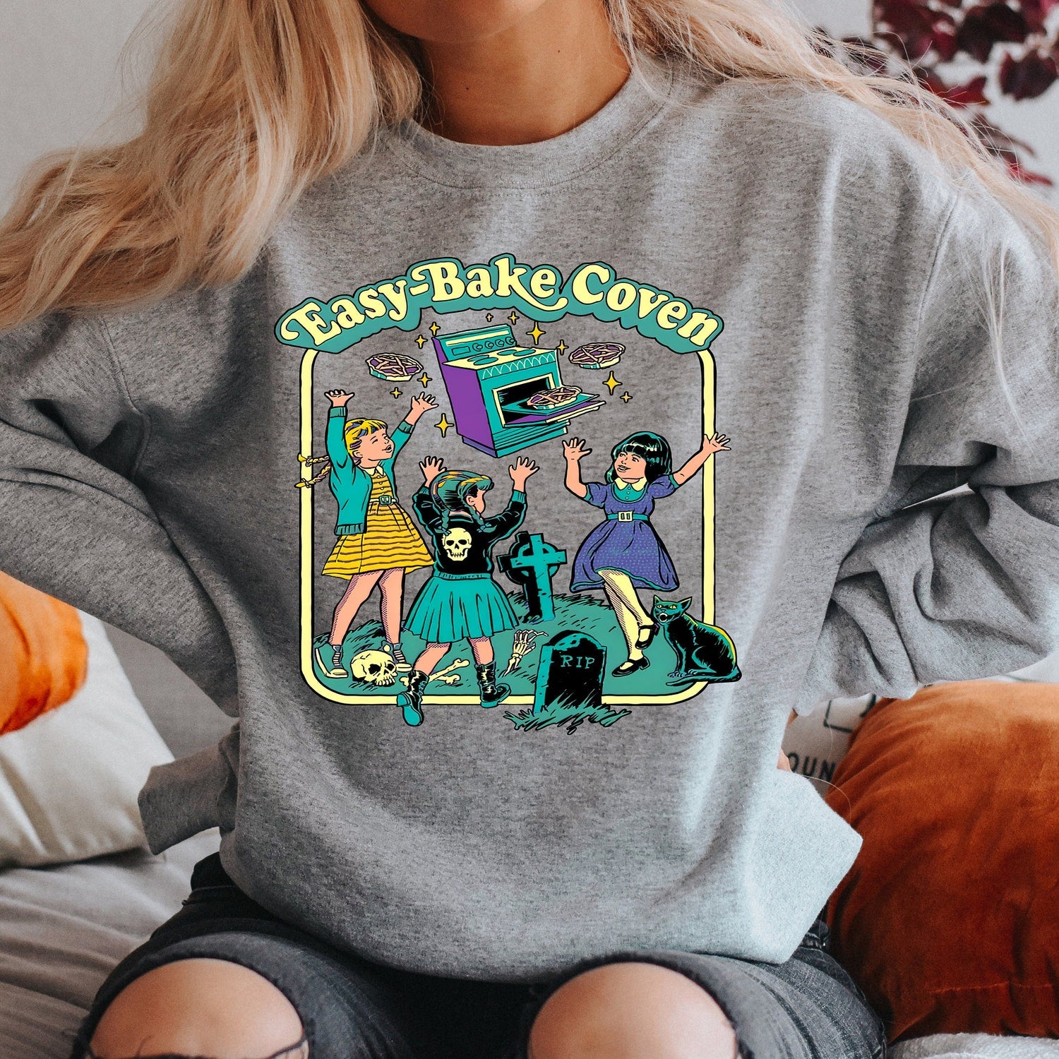 Halloween - Halloween T-shirt, Easy Bake Coven Halloween, Retro Vintage Halloween 90s, Halloween Sweatshirt,Vintage Halloween shirt, Halloween town