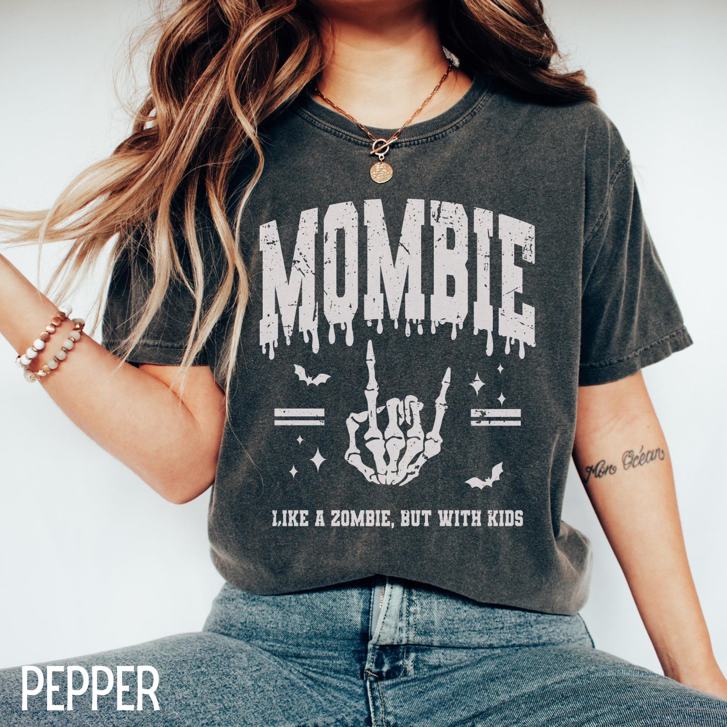 Halloween - Mom Halloween Comfort Colors� Shirt, Mombie TShirt, Mama Halloween T-shirt, Halloween Shirt for Mom Gift for Halloween Tee, Retro Fall Shirt